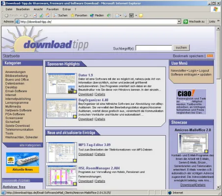 Bild: Download-tipp.de feiert 25.000 Besucher am Tag