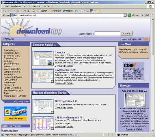 Download-tipp.de feiert 25.000 Besucher am Tag Bild: Download-tipp.de feiert 25.000 Besucher am Tag