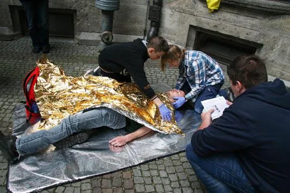 Bild: Der Landesjugendwettbewerb der bayerischen Arbeiter-Samariter-Jugend in München