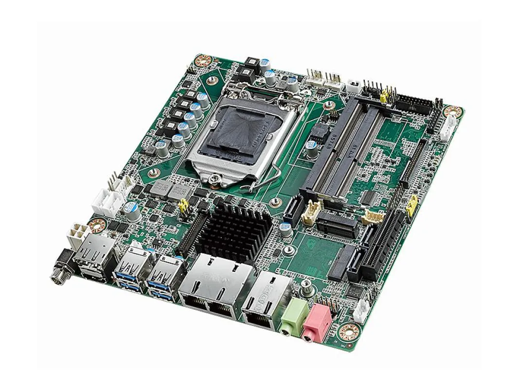 FORTEC bietet Industrie-Höchstleistungen in flachem Design mit dem Mini-ITX AIMB-286 von Advantech