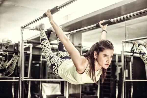 Bild: Fitness Star Yasmin Karachiwala auf Vakkaru Maldives