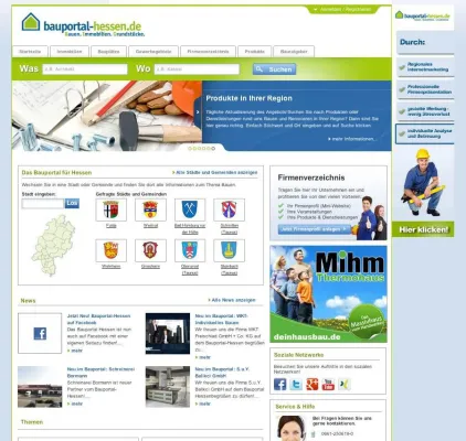 Bild: bauportal-hessen.de - Das neue Bau- und Immobilienportal in Hessen mit 360° Panorama-Ansichten