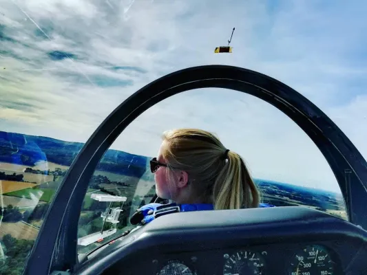 Bild: Was macht das Segelflugzeug im Winter?