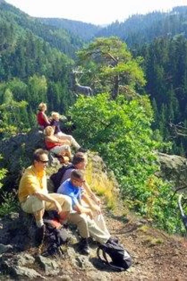 Panorama-Pause im Höllental