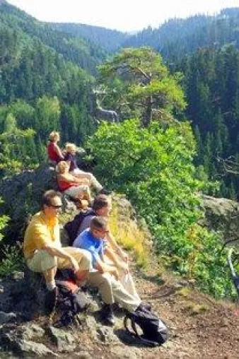 Der Weg ist das Ziel - Der Naturpark Frankenwald bietet Wanderern über 3.000 Kilometer markierte Routen Bild: Der Weg ist das Ziel - Der Naturpark Frankenwald bietet Wanderern über 3.000 Kilometer markierte Routen