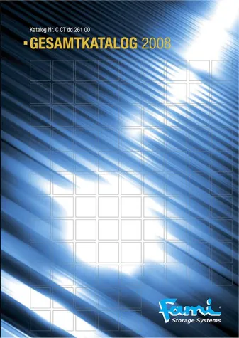 Fami Gesamtkatalog: Das „Standardwerk“ der Betriebseinrichtungen, Lager- und Arbeitsplatzsysteme Bild: Fami Gesamtkatalog: Das „Standardwerk“ der Betriebseinrichtungen, Lager- und Arbeitsplatzsysteme