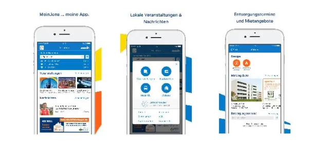 Bild: Eine Stadt. Eine App. Einwandfrei informiert.