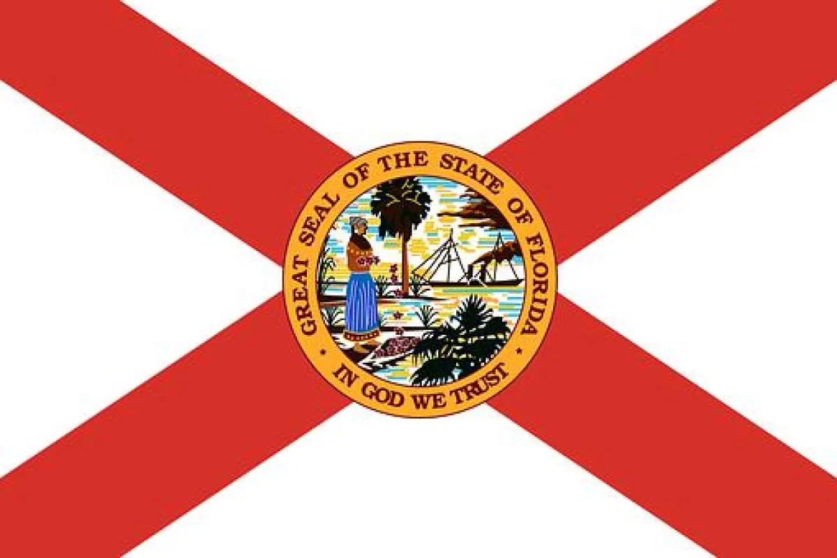 Flagge des Bundesstaats Florida