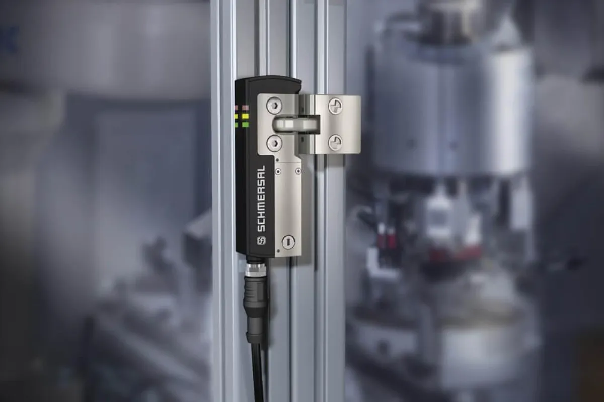 Die Sicherheitszuhaltung AZM40 verfügt über eine Zuhaltekraft von 2.000 Newton.