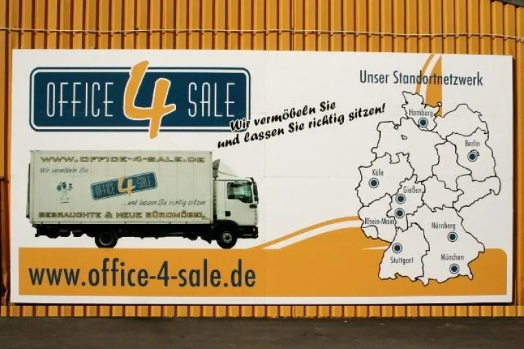 Neueröffnung der office-4-sale-Firmenzentrale mit Büromöbel Lagerverkauf in Gießen! Bild: Neueröffnung der office-4-sale-Firmenzentrale mit Büromöbel Lagerverkauf in Gießen!