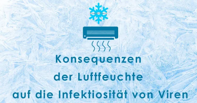 KONSEQUENZEN DER LUFTFEUCHTE AUF DIE INFEKTIOSITÄT VON VIREN Bild: KONSEQUENZEN DER LUFTFEUCHTE AUF DIE INFEKTIOSITÄT VON VIREN