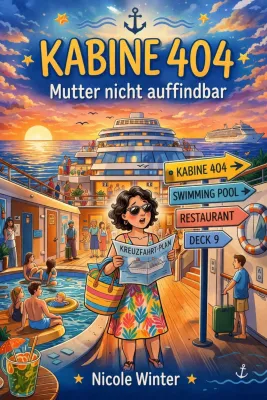 Bild: Von Kinderreisetagebüchern zur Kreuzfahrt-Komödie: Nicole Winter veröffentlicht ihren ersten humorvollen Roman