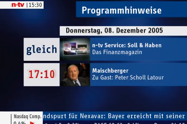 n-tv geht on-air mit United Designers Network und Erik Spiekermann Bild: n-tv geht on-air mit United Designers Network und Erik Spiekermann
