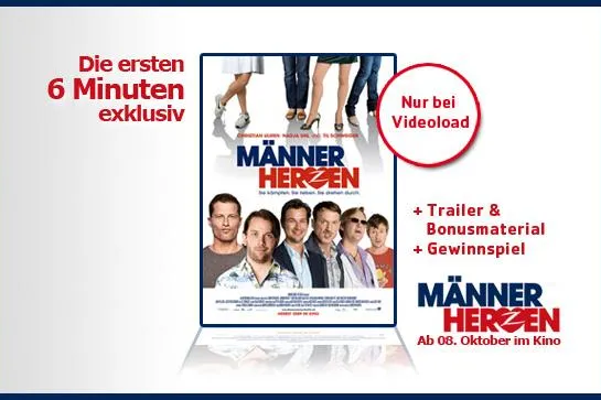 Videoload hat ein Herz für echte Kerle Bild: Videoload hat ein Herz für echte Kerle
