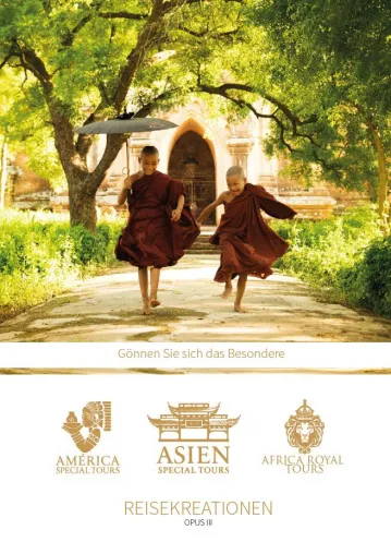 Neuer Katalog von Asien Special Tours und seinen Schwesterfirmen Bild: Neuer Katalog von Asien Special Tours und seinen Schwesterfirmen