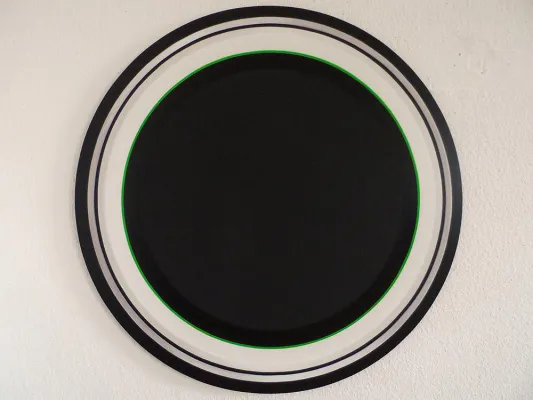 Bild: Geometrisch-konkrete Malerei zeigt neuen Blick auf Kreise – und John Cage