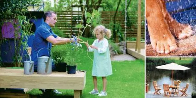 Bild: Gartenholz umweltgerecht schützen