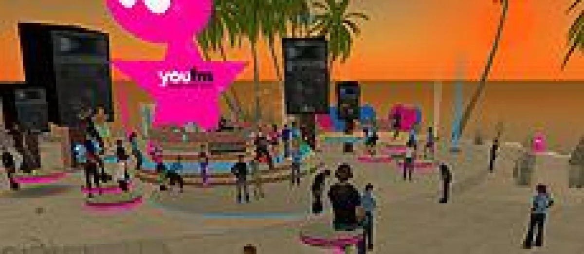 PLUSX.de bringt Marken in Second Life. Hier: YOU FM