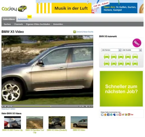 Bild: Carjoy macht Autosuche zum multimedialen Erlebnis