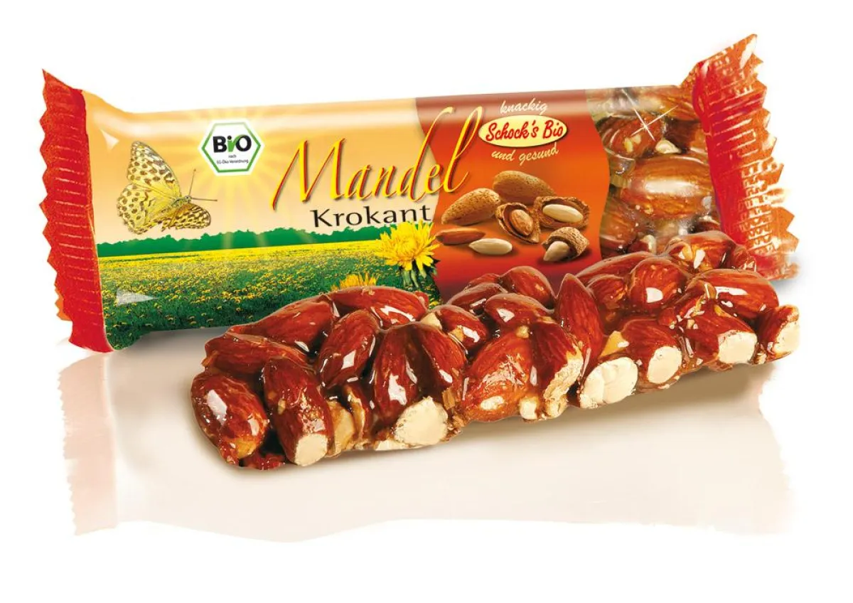 Bio Mandel Krokant von SCHOCK: Nur eine der neuen leckeren Sorten