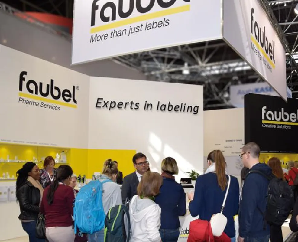 Faubel-Messestand auf der interpack 2017.