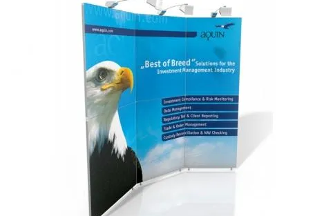 Octanorm vario d1 – flaches und transportables Displaysystem mit enormer Werbewirkung Bild: Octanorm vario d1 – flaches und transportables Displaysystem mit enormer Werbewirkung