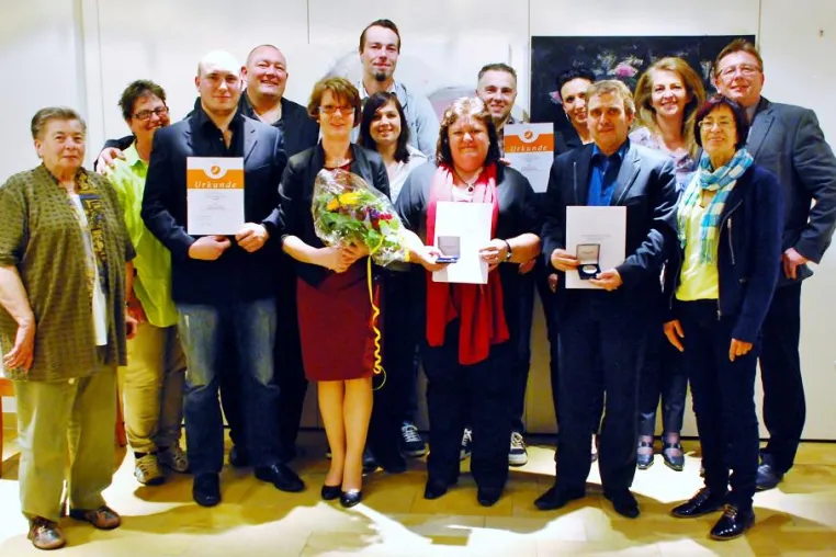 Bild: Arbeitsjubilare geehrt