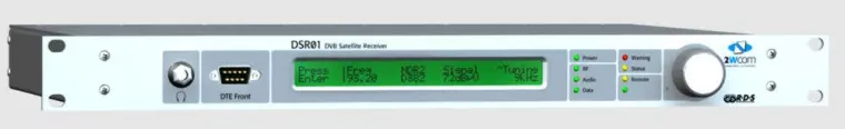Bild: 2wcom DSR01 – Digitaler Satelliten Receiver mit dem Fokus auf einer professionellen Audio- und RDS-Dekodierung