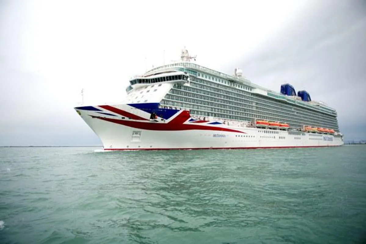 Die Britannia auf See