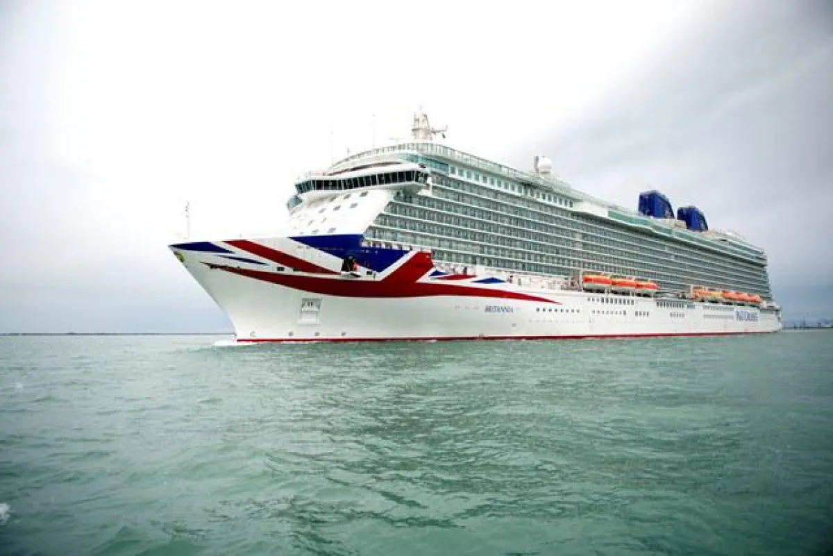 Die Britannia auf See