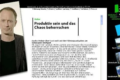 Hasko Weber über Führung im Theater Bild: Hasko Weber über Führung im Theater
