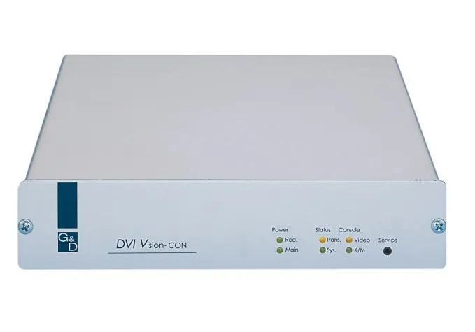 Digitaler KVM-Extender überträgt DVI verlustfrei bis 100 Meter über CAT5-Kabel Bild: Digitaler KVM-Extender überträgt DVI verlustfrei bis 100 Meter über CAT5-Kabel