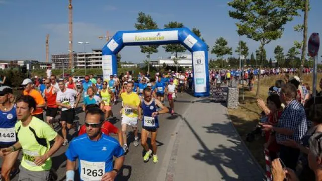 Bild: Beim 5. Rückenwindlauf gab es nicht nur Hitzerekorde