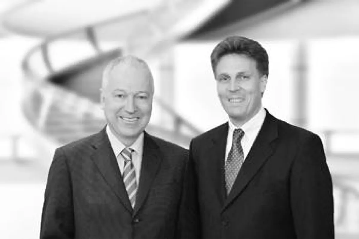 (v. l.): Hendrik Harms (Sprecher) und Uwe Müller