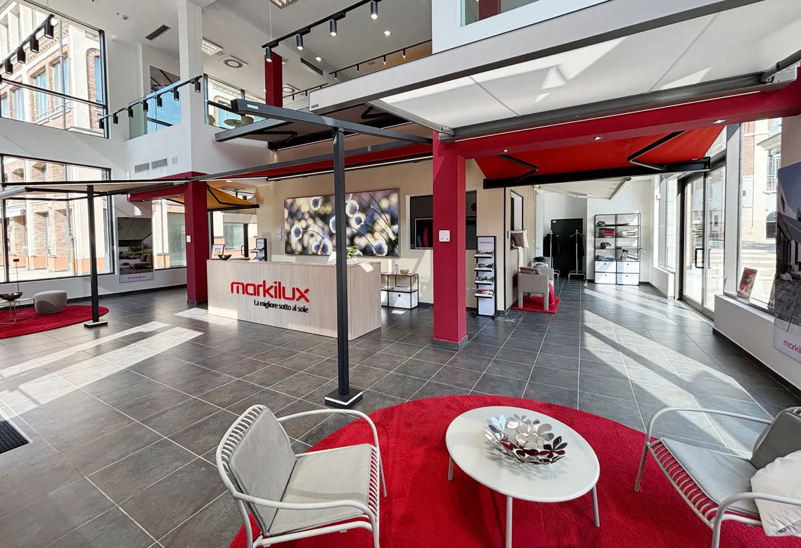 markilux hat sein Schauraumnetz mit einer neuen Ausstellung im italienischen Brescia ausgebaut. (© markilux)
