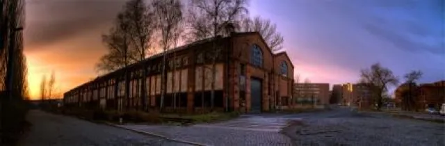 Die „Kanonenhalle“ in Berlin-Reinickendorf - Ein Schmuckstück alter Industriearchitektur im Dornröschenschlaf Bild: Die „Kanonenhalle“ in Berlin-Reinickendorf - Ein Schmuckstück alter Industriearchitektur im Dornröschenschlaf