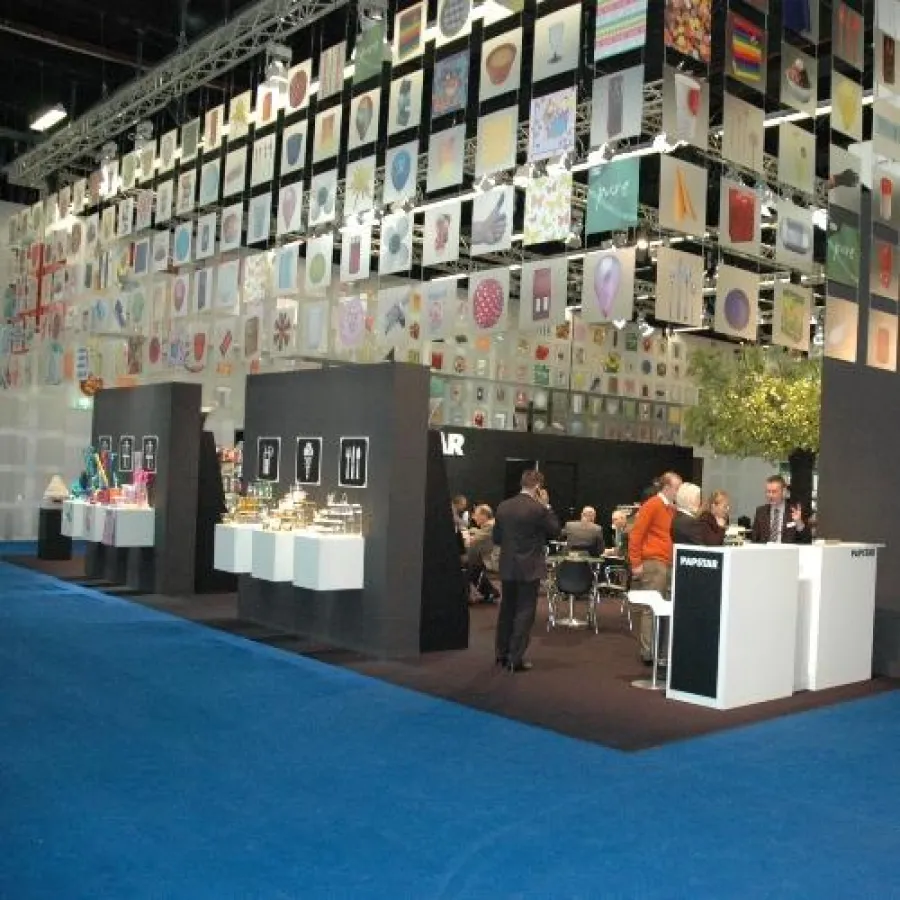 Messestand Papstar gebaut von WWM auf der Paperworld 2012