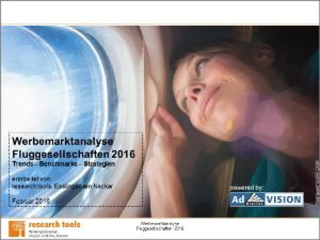 Werbemarktanalyse Fluggesellschaften 2016