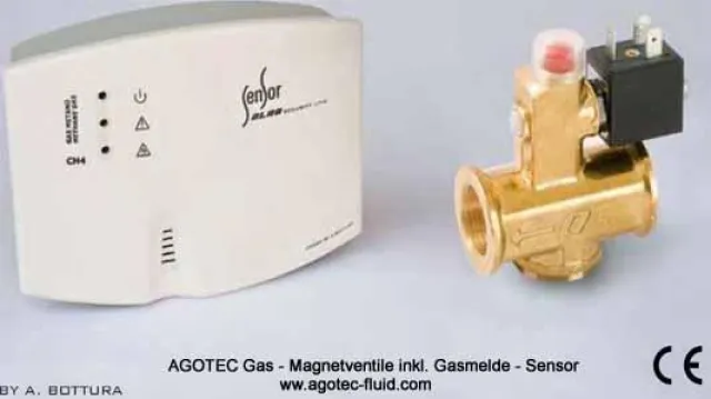 AGOTEC Erdgas Magnetventil mit Sensotronik bringt mehr Sicherheit in die Haustechnik Bild: AGOTEC Erdgas Magnetventil mit Sensotronik bringt mehr Sicherheit in die Haustechnik