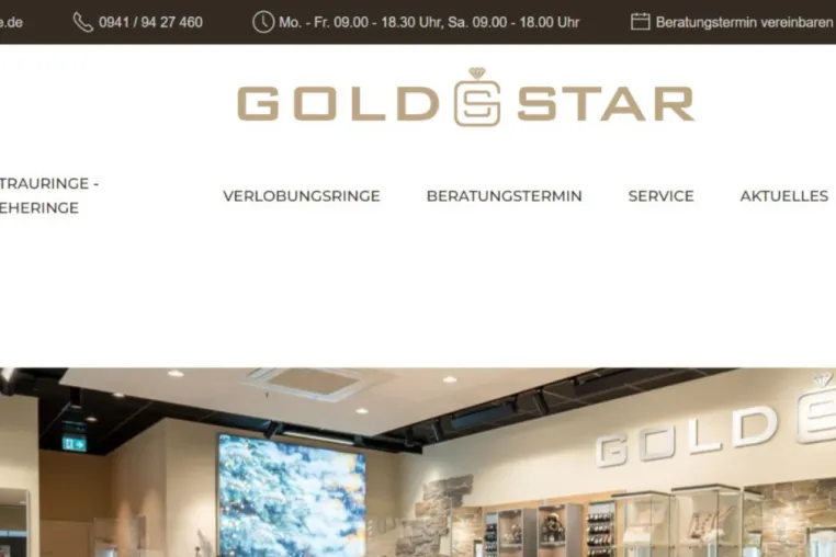 GOLDSTAR Regensburg: Exklusive Trauringe, Uhren & Schmuck für jeden Anlass Bild: GOLDSTAR Regensburg: Exklusive Trauringe, Uhren & Schmuck für jeden Anlass