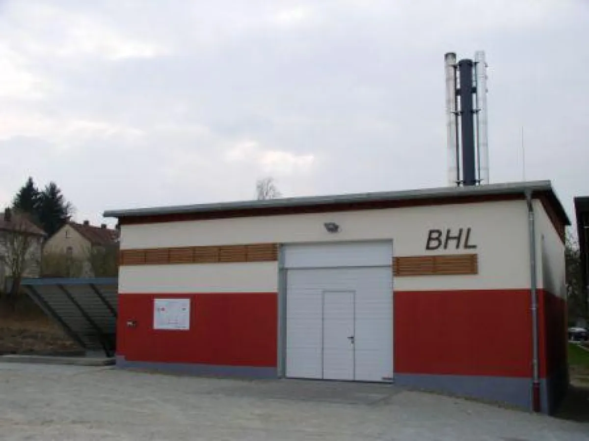 Das Biomasseheizkraftwerk in Lichtenfels produziert klimaschonend Wärme.