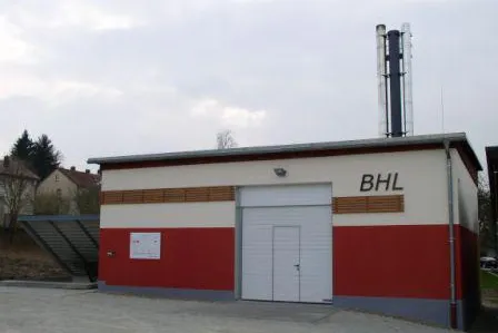 Bild: BHKW für Biomasseheizanlage