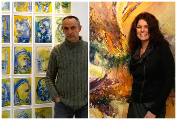 Persönliche Geschichten und emotionale Szenen. Der Maler Stefan Noss ist zu Gast in der Künstlergalerie Hoops. Bild: Persönliche Geschichten und emotionale Szenen. Der Maler Stefan Noss ist zu Gast in der Künstlergalerie Hoops.