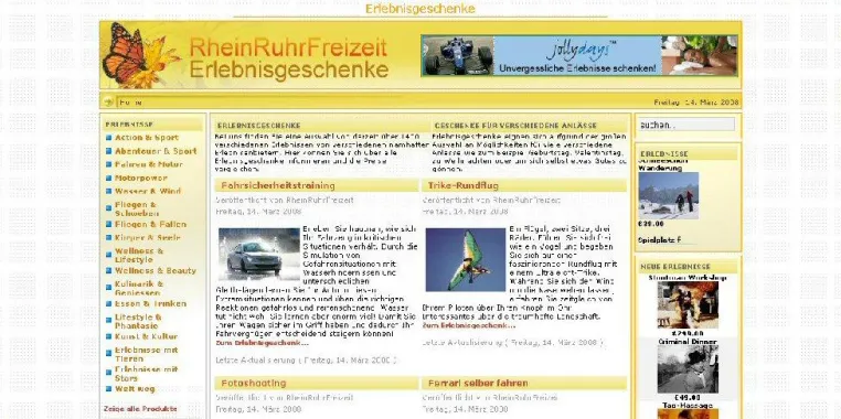 Erlebnisse im Ruhrgebiet Bild: Erlebnisse im Ruhrgebiet
