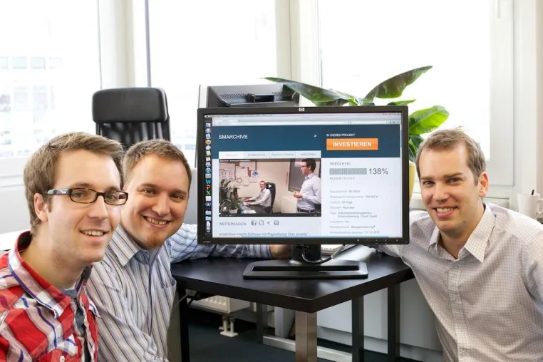 Smarchive sammelt in 60 Stunden 100.000 Euro bei Seedmatch ein Bild: Smarchive sammelt in 60 Stunden 100.000 Euro bei Seedmatch ein
