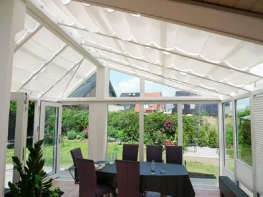 Bild: Sonnenschutz im Wintergarten