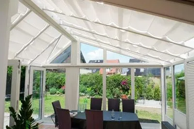 Bild: Sonnenschutz im Wintergarten