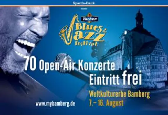 Bild: 70 Open-Air Konzerte - Eintritt frei: Das Weltkulturerbe Bamberg lädt zum größten Blues- & Jazzfestival ein
