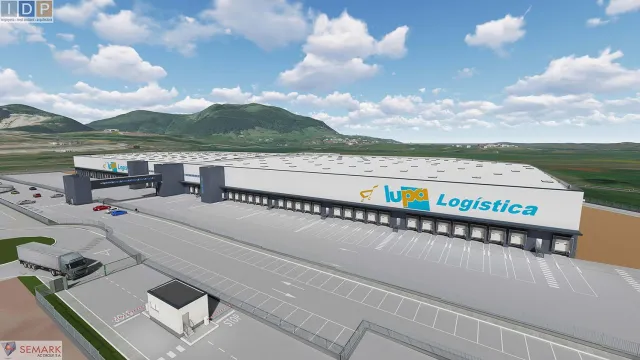 Bild: Neu­es Lo­gis­tik­zen­trum Se­mark in Spa­ni­en in Zu­sam­men­ar­beit mit Mie­bach Con­sul­ting ent­wi­ckelt