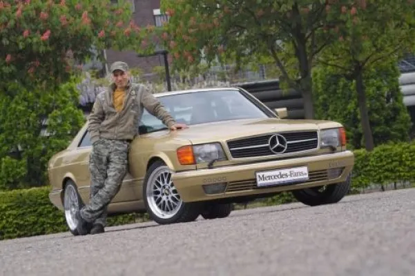 Bild: Schauspieler Ralf Richter und sein goldener Benz kommen zur Tuning World Bodensee